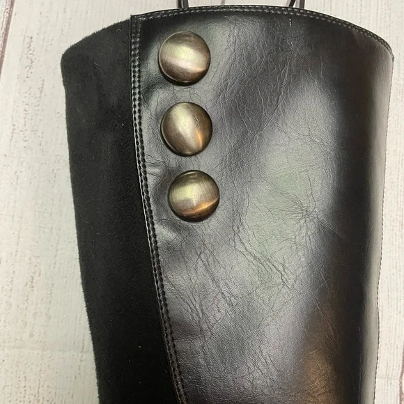 Tall Black Heel Boots - Picture 10 of 13